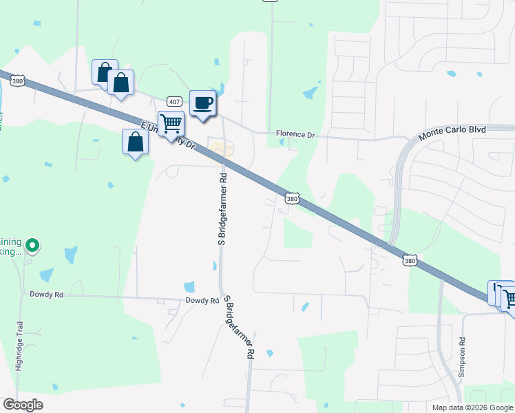 map of restaurants, bars, coffee shops, grocery stores, and more near 120 Woodcreek Drive in Princeton