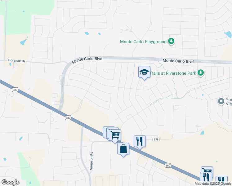 map of restaurants, bars, coffee shops, grocery stores, and more near 2068 Meadow Park Drive in Princeton