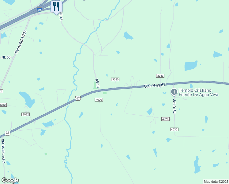map of restaurants, bars, coffee shops, grocery stores, and more near 3280 U.S. 67 in Cookville