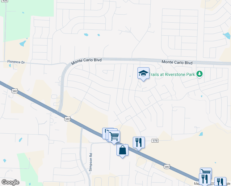 map of restaurants, bars, coffee shops, grocery stores, and more near 2068 Meadow Park Drive in Princeton