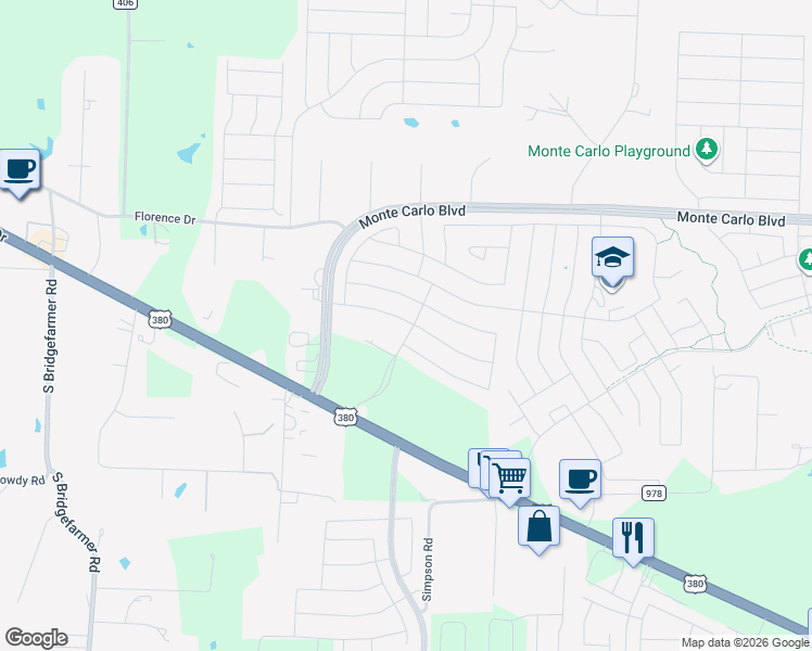 map of restaurants, bars, coffee shops, grocery stores, and more near 105 S Forest Grove in Princeton