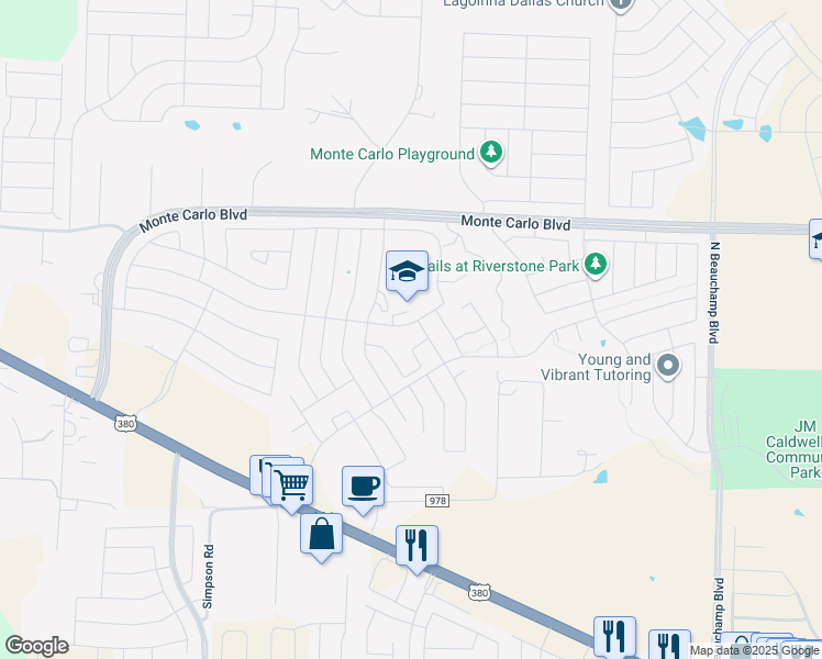 map of restaurants, bars, coffee shops, grocery stores, and more near 1403 Meadow Crest Drive in Princeton