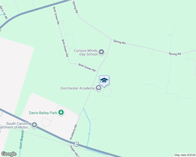 map of restaurants, bars, coffee shops, grocery stores, and more near 280 Academy Road in Saint George