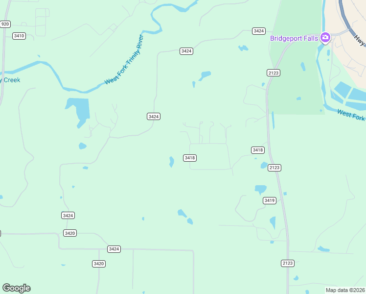 map of restaurants, bars, coffee shops, grocery stores, and more near 321 County Road 3418 in Bridgeport