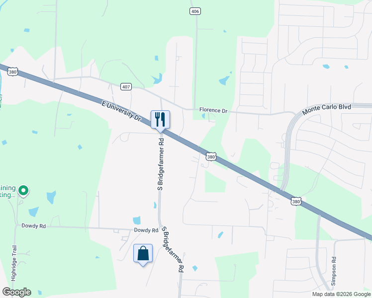 map of restaurants, bars, coffee shops, grocery stores, and more near 120 Woodcreek Drive in Princeton