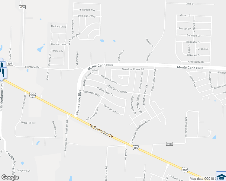 map of restaurants, bars, coffee shops, grocery stores, and more near 124 Meadow Crest Drive in Princeton