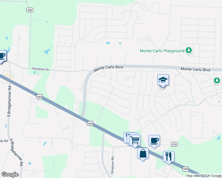map of restaurants, bars, coffee shops, grocery stores, and more near 125 Meadow Crest Drive in Princeton
