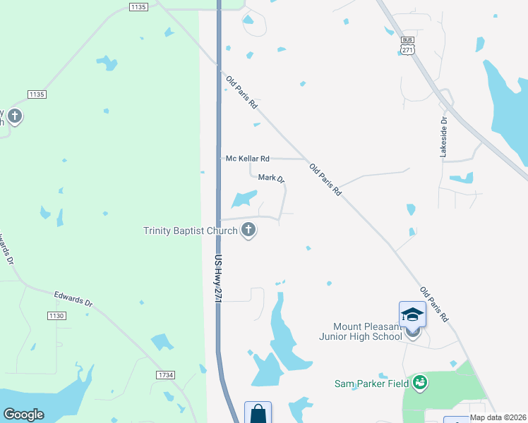 map of restaurants, bars, coffee shops, grocery stores, and more near 101 Joseph Street in Mount Pleasant