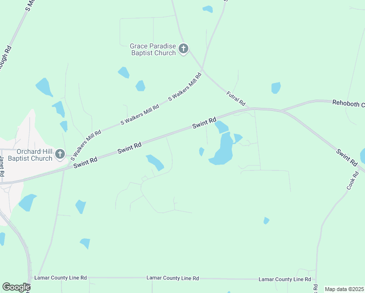 map of restaurants, bars, coffee shops, grocery stores, and more near 23 Green Acres Road in Griffin