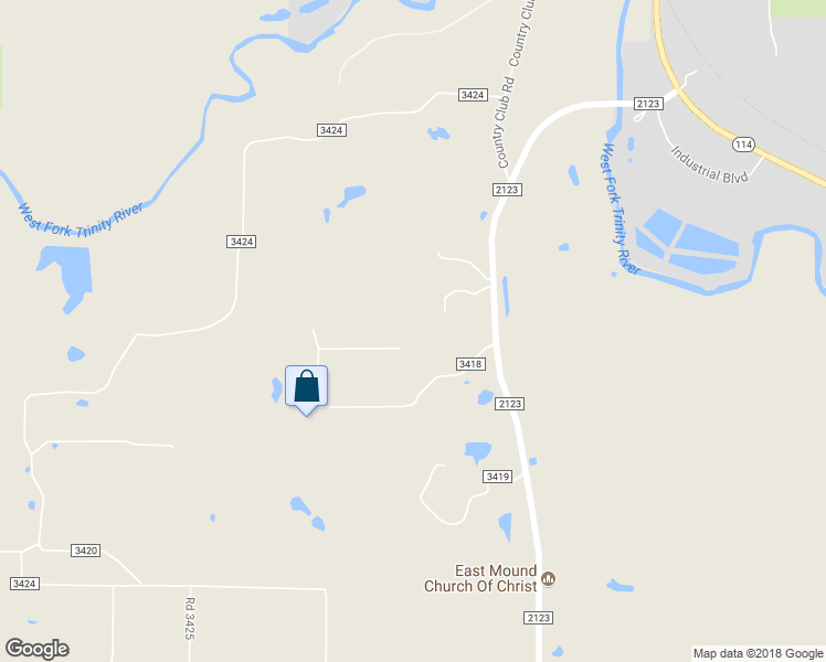 map of restaurants, bars, coffee shops, grocery stores, and more near 399 County Road 3418 in Bridgeport