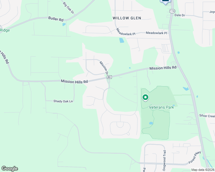 map of restaurants, bars, coffee shops, grocery stores, and more near 108 Wynlake Way in Alabaster