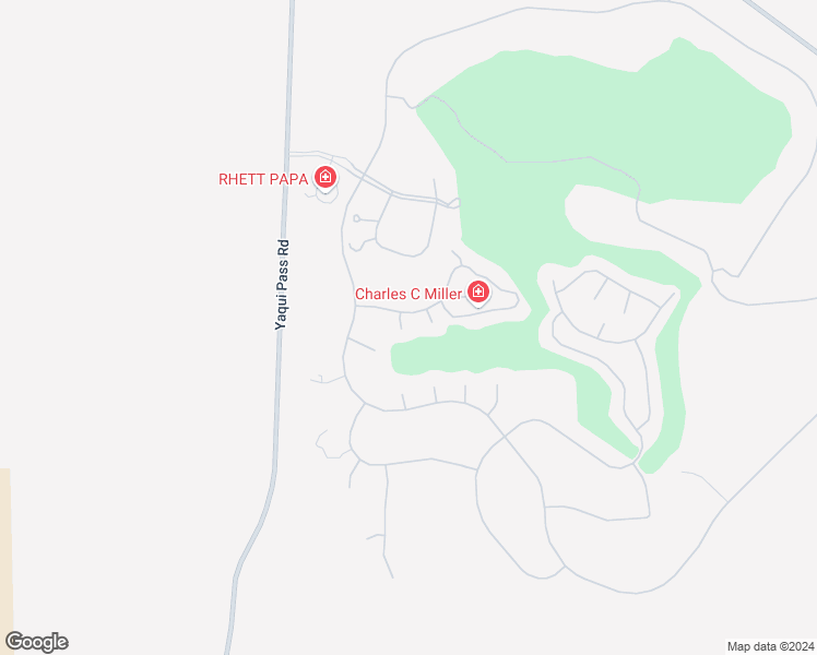 map of restaurants, bars, coffee shops, grocery stores, and more near Ironwood Lane in Borrego Springs