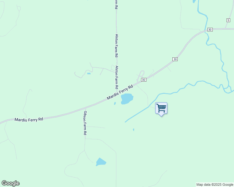 map of restaurants, bars, coffee shops, grocery stores, and more near Alston Farm Road in Columbiana