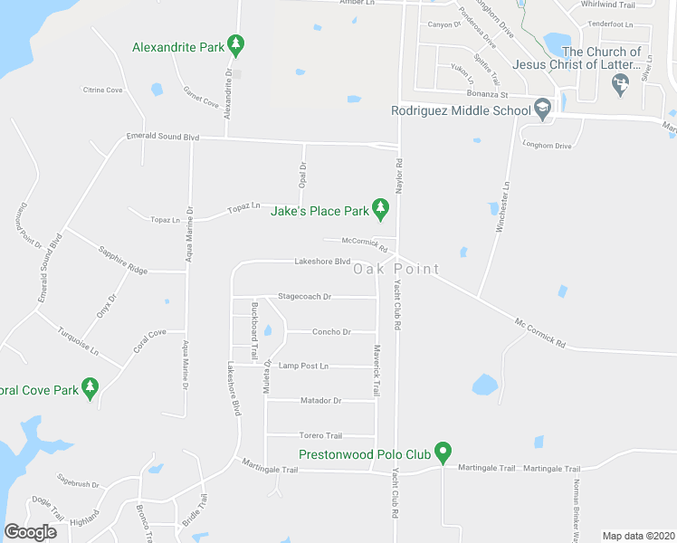 map of restaurants, bars, coffee shops, grocery stores, and more near 615 Lakeshore Boulevard in Oak Point