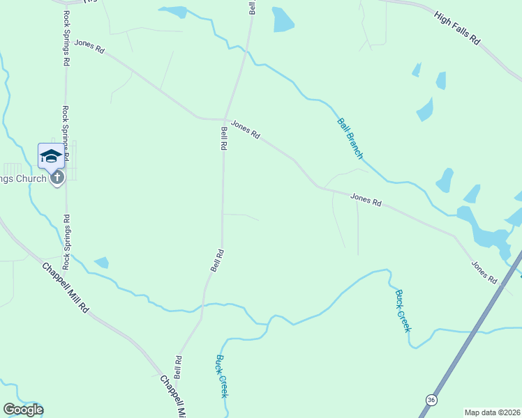 map of restaurants, bars, coffee shops, grocery stores, and more near 247 Bell Road in Milner