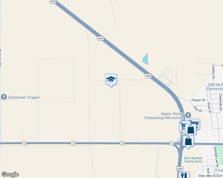 map of restaurants, bars, coffee shops, grocery stores, and more near in Belzoni