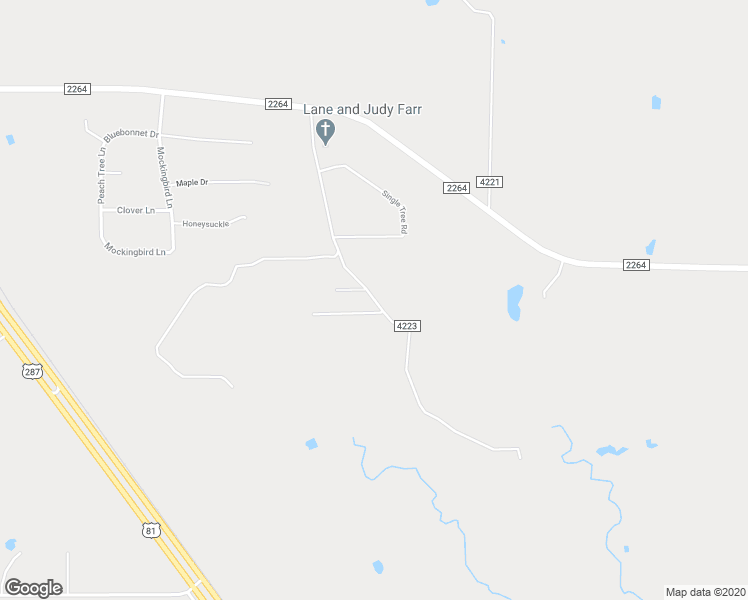 map of restaurants, bars, coffee shops, grocery stores, and more near County Road 4223 in Decatur