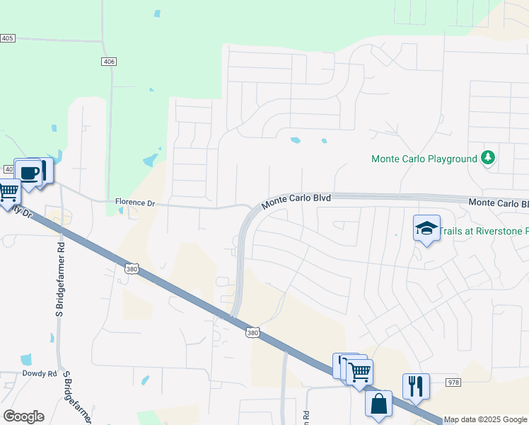 map of restaurants, bars, coffee shops, grocery stores, and more near 1210 Cedar Hollow Drive in Princeton