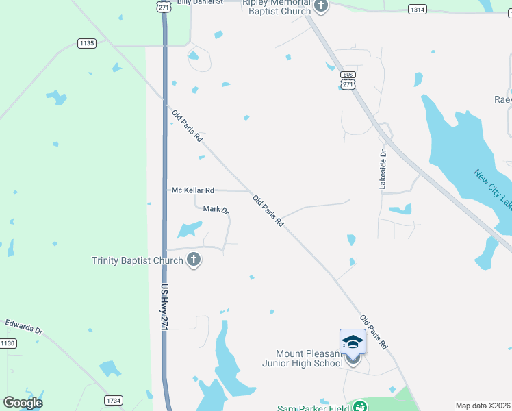 map of restaurants, bars, coffee shops, grocery stores, and more near 2927 Old Paris Road in Mount Pleasant