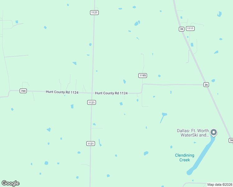 map of restaurants, bars, coffee shops, grocery stores, and more near 5387 County Road 1124 in Farmersville