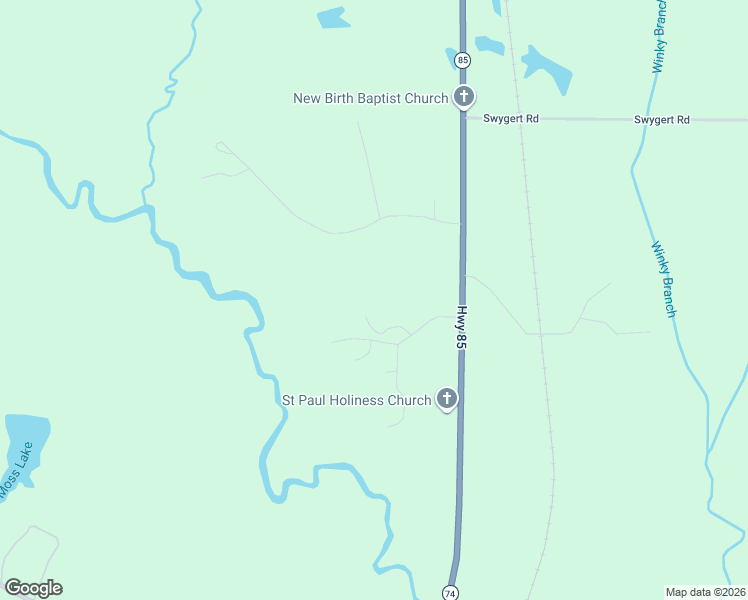 map of restaurants, bars, coffee shops, grocery stores, and more near 349 Caldwell Farm Road in Senoia