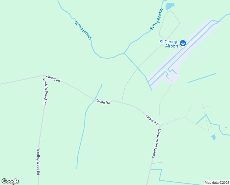 map of restaurants, bars, coffee shops, grocery stores, and more near 734 Spring Road in Saint George