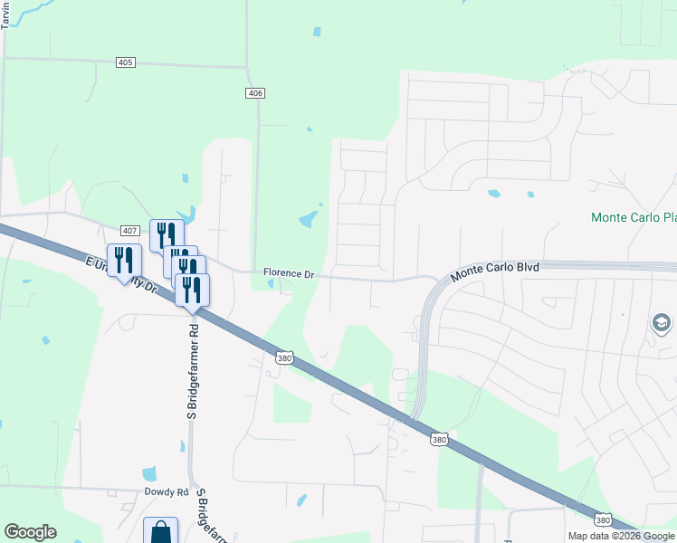 map of restaurants, bars, coffee shops, grocery stores, and more near 280 Kate Lane in Princeton