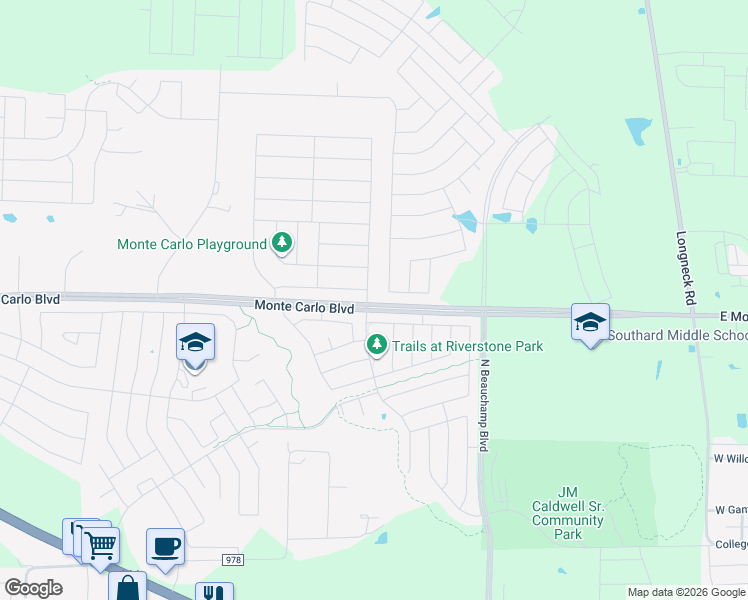 map of restaurants, bars, coffee shops, grocery stores, and more near 1000 Churchill Drive in Princeton