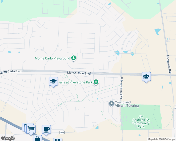 map of restaurants, bars, coffee shops, grocery stores, and more near 1106 Antoinette Drive in Princeton