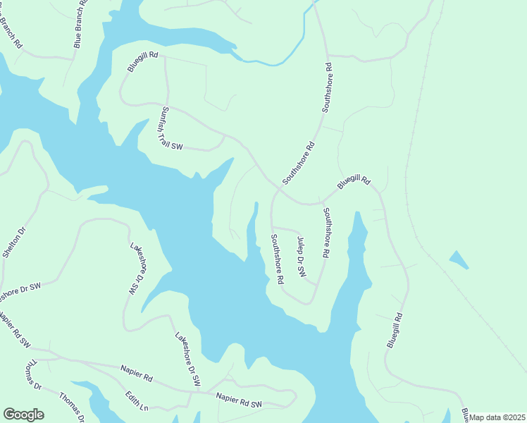map of restaurants, bars, coffee shops, grocery stores, and more near 113 Bluegill Run in Eatonton