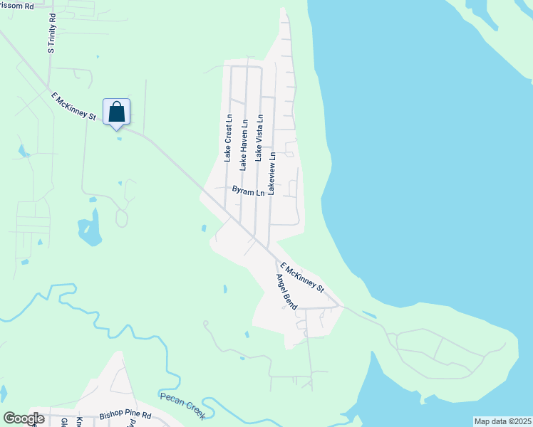 map of restaurants, bars, coffee shops, grocery stores, and more near 1945 Lake Vista Lane in Denton