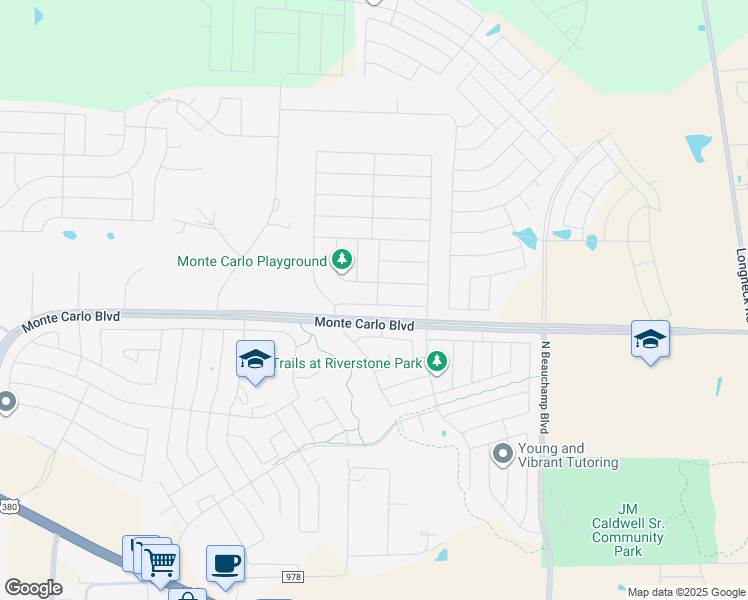 map of restaurants, bars, coffee shops, grocery stores, and more near 1200 Antoinette Drive in Princeton
