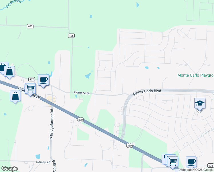 map of restaurants, bars, coffee shops, grocery stores, and more near 2110 Burke Drive in Princeton