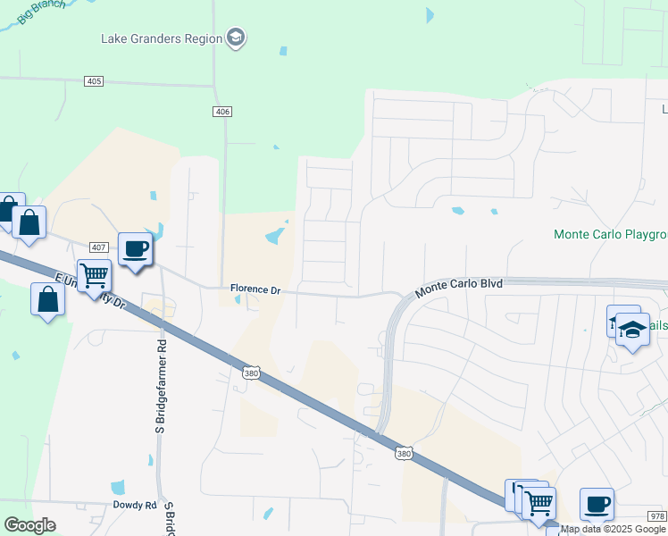 map of restaurants, bars, coffee shops, grocery stores, and more near 2110 Burke Drive in Princeton