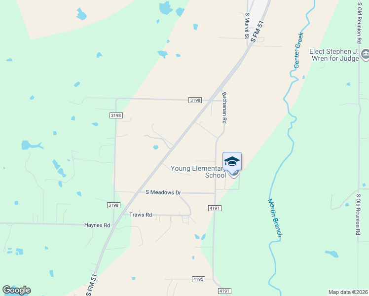 map of restaurants, bars, coffee shops, grocery stores, and more near 3659 Farm to Market 51 in Decatur