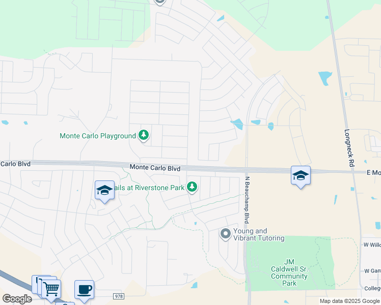 map of restaurants, bars, coffee shops, grocery stores, and more near 1010 Churchill Drive in Princeton