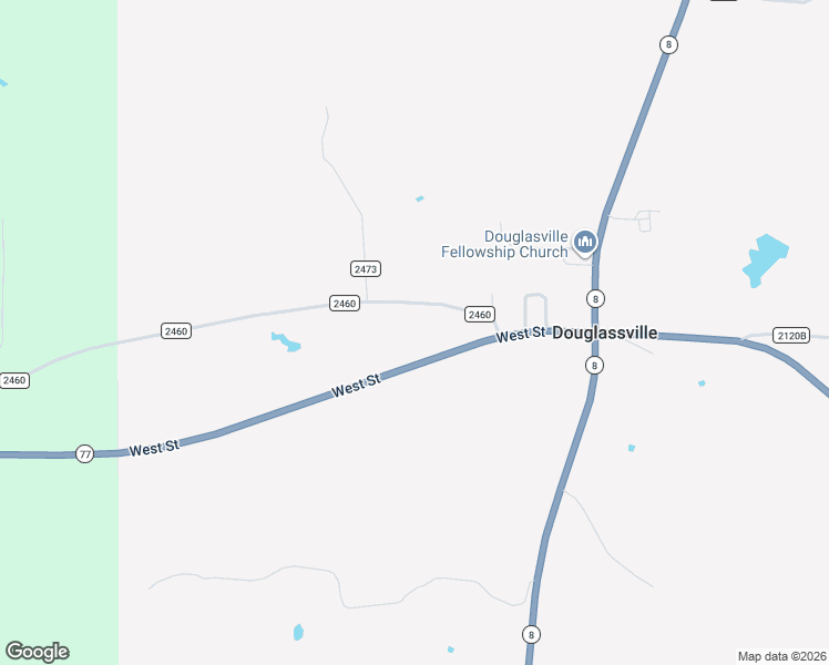 map of restaurants, bars, coffee shops, grocery stores, and more near 214 West Street in Douglassville