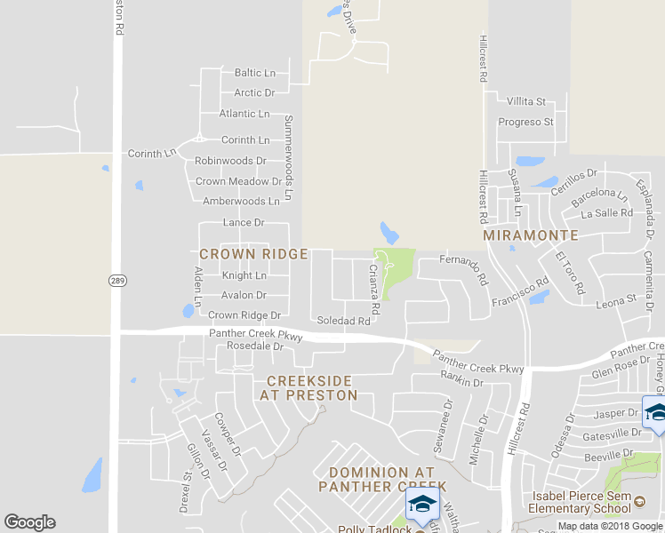 map of restaurants, bars, coffee shops, grocery stores, and more near 13830 Vera Cruz Road in Frisco