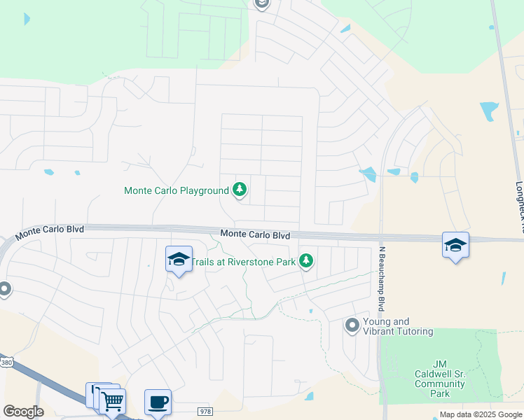 map of restaurants, bars, coffee shops, grocery stores, and more near 1200 Antoinette Drive in Princeton