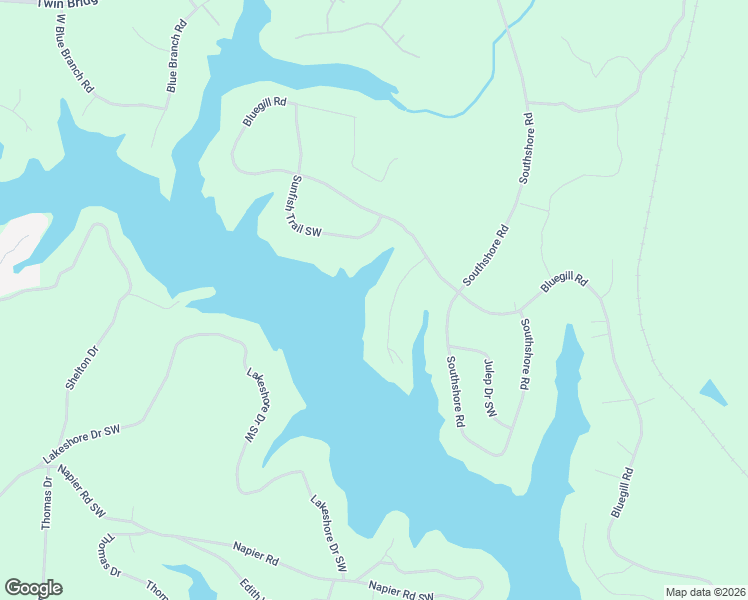 map of restaurants, bars, coffee shops, grocery stores, and more near 114 Bluegill Run in Eatonton