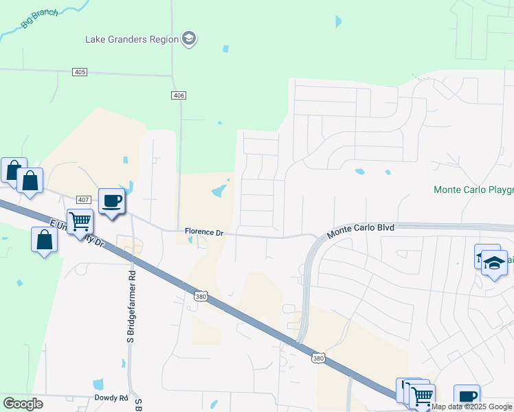 map of restaurants, bars, coffee shops, grocery stores, and more near 2110 Burke Drive in Princeton