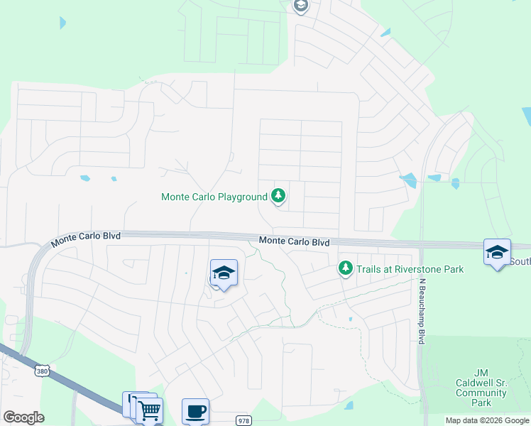 map of restaurants, bars, coffee shops, grocery stores, and more near 1308 Riviera Dr in Princeton