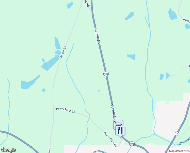 map of restaurants, bars, coffee shops, grocery stores, and more near 573 Corinth Road in Hogansville