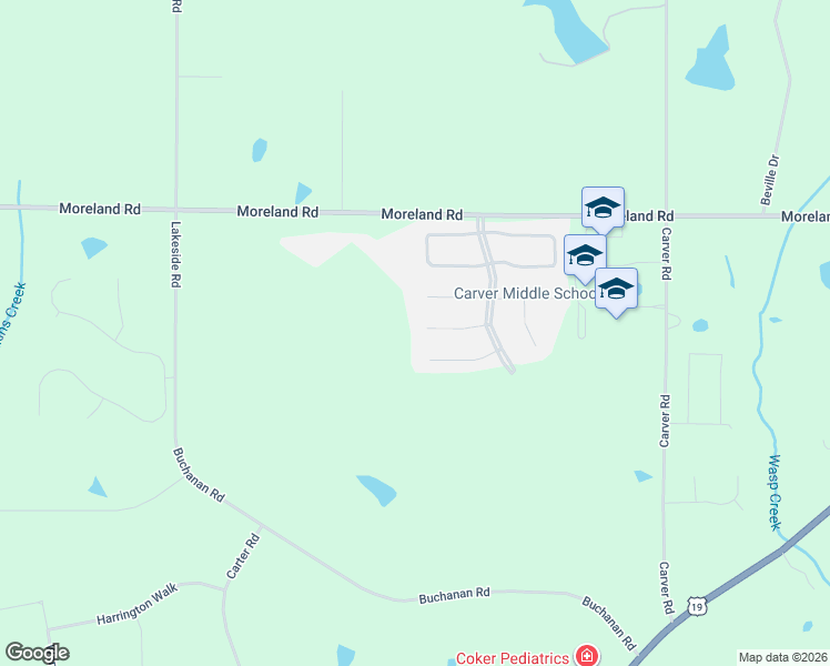 map of restaurants, bars, coffee shops, grocery stores, and more near 115 Slate Drive in Griffin