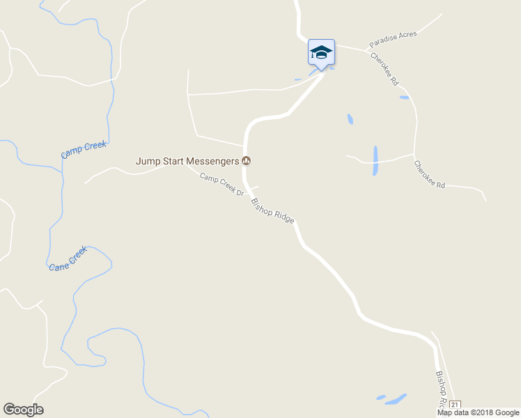 map of restaurants, bars, coffee shops, grocery stores, and more near 8827 Bishop Ridge Road in West Blocton