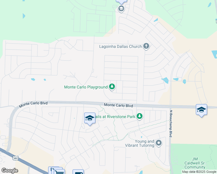map of restaurants, bars, coffee shops, grocery stores, and more near 1313 Caroline Drive in Princeton