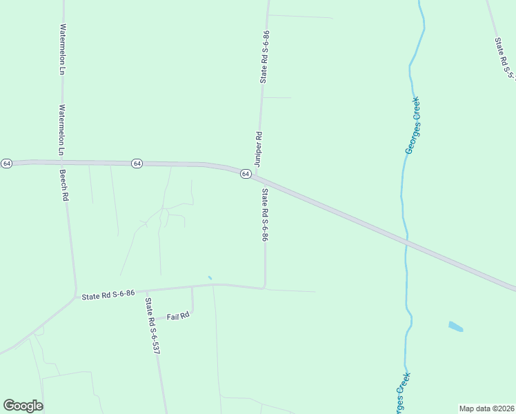 map of restaurants, bars, coffee shops, grocery stores, and more near 86 Hankie Road in Olar