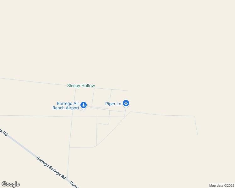 map of restaurants, bars, coffee shops, grocery stores, and more near 2765 Borrego Air Ranch Road in Borrego Springs