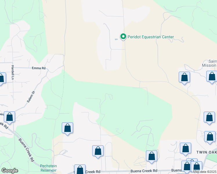 map of restaurants, bars, coffee shops, grocery stores, and more near Tamara Lane in San Marcos