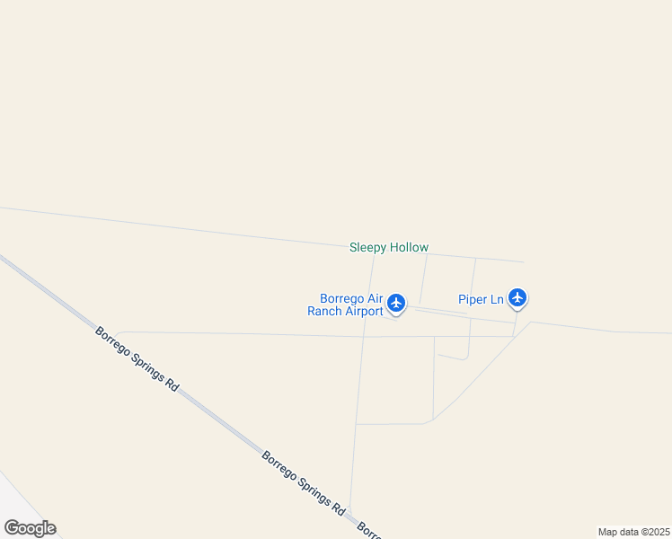 map of restaurants, bars, coffee shops, grocery stores, and more near 4236 Connie Lane in Borrego Springs